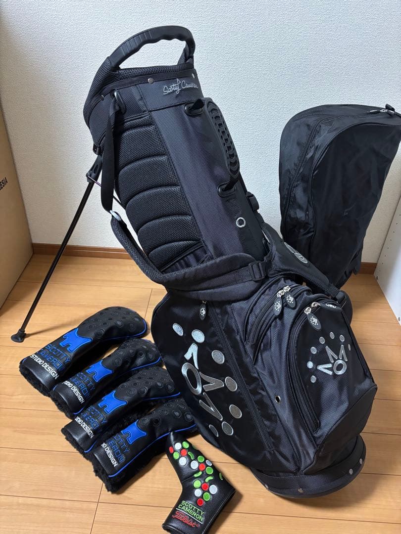 スコッティキャメロン キャディバック UT.PTヘッドカバー フード付き 美品