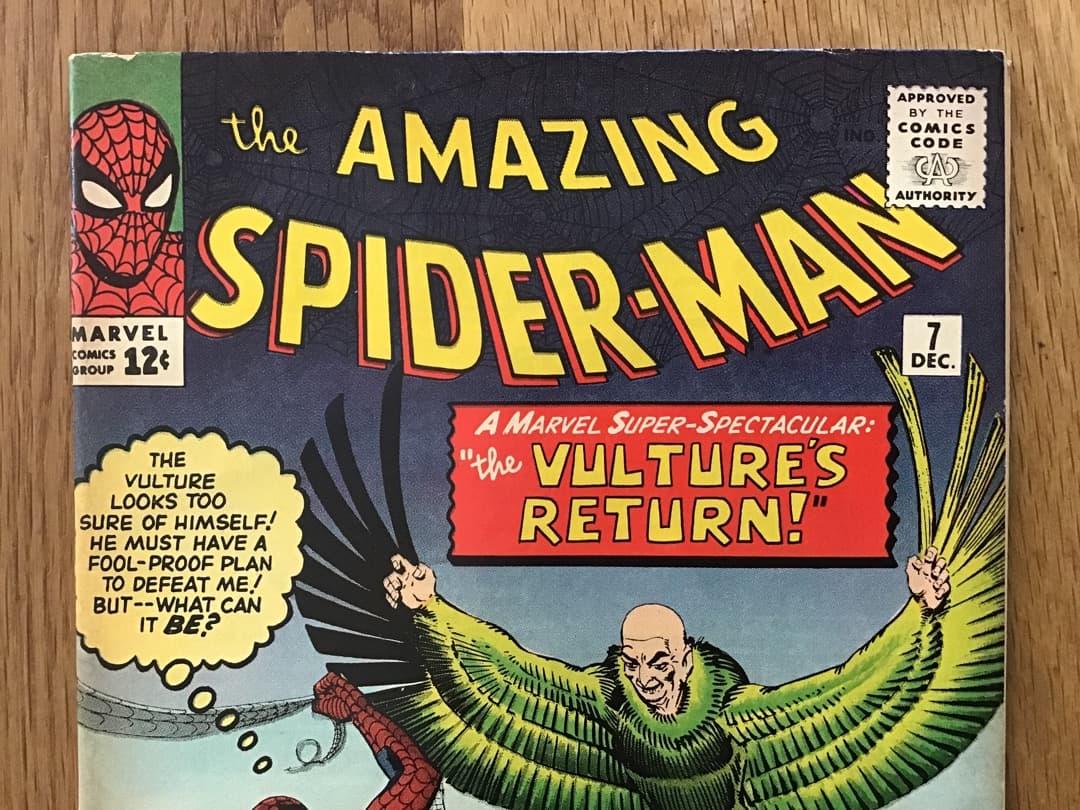 アメージングスパイダーマン #7 アメコミリーフ 1963年出版