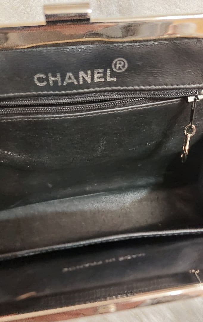 CHANEL 黒 ハンドバッグ