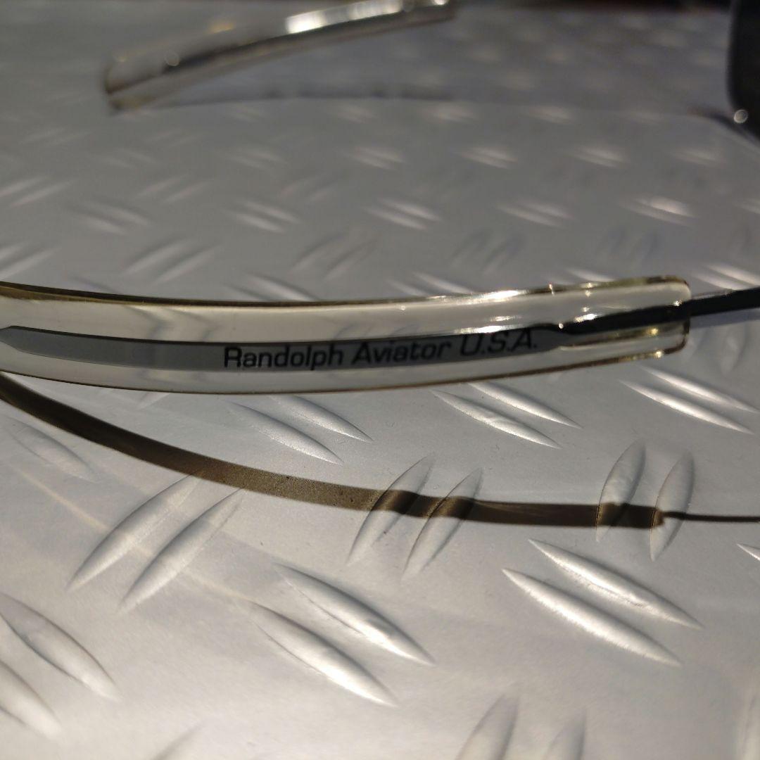 稀少　Randolph Engineering ブラック　サングラス　ケース付き