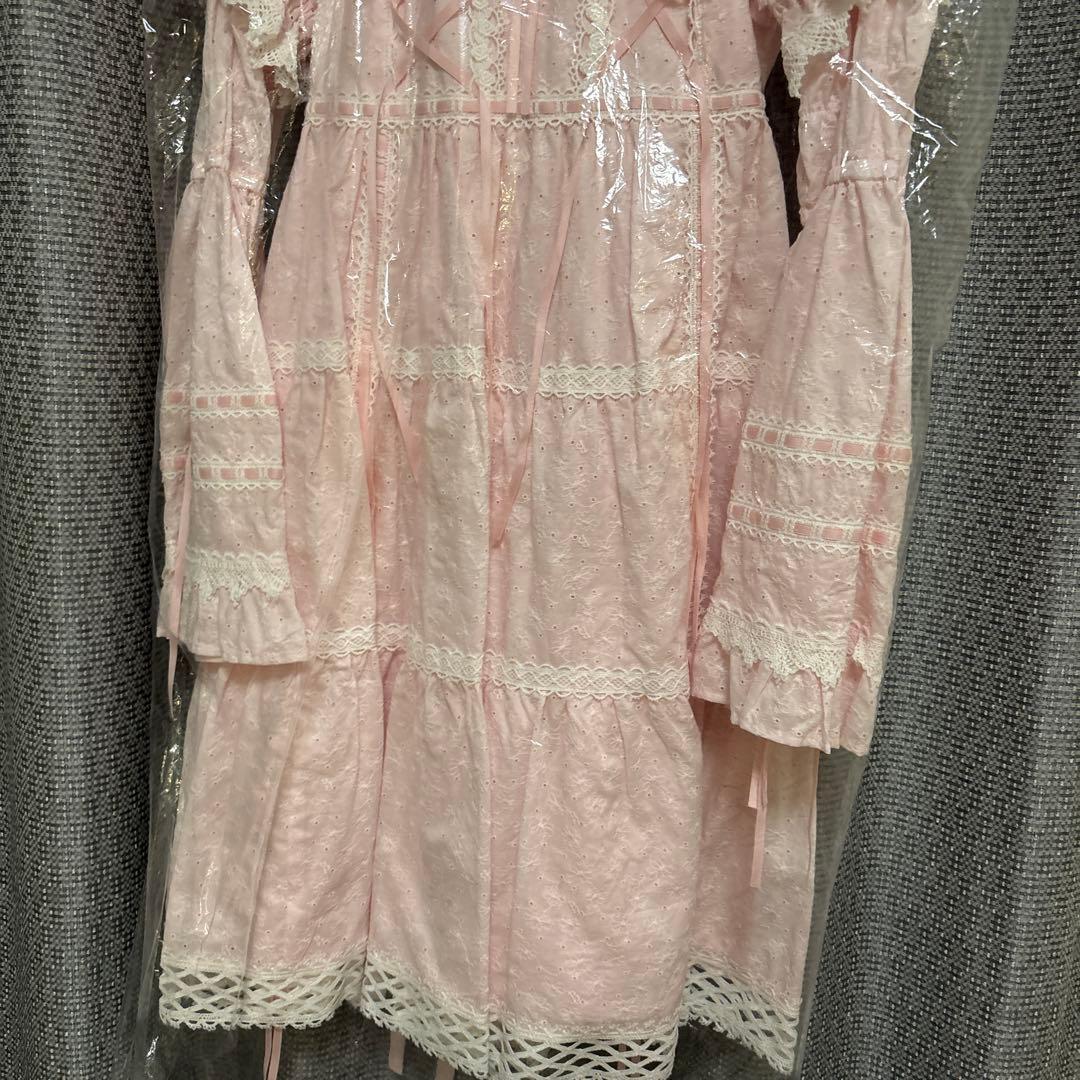 BABY はわせドールワンピース＆ヘッドドレスセット ピンク