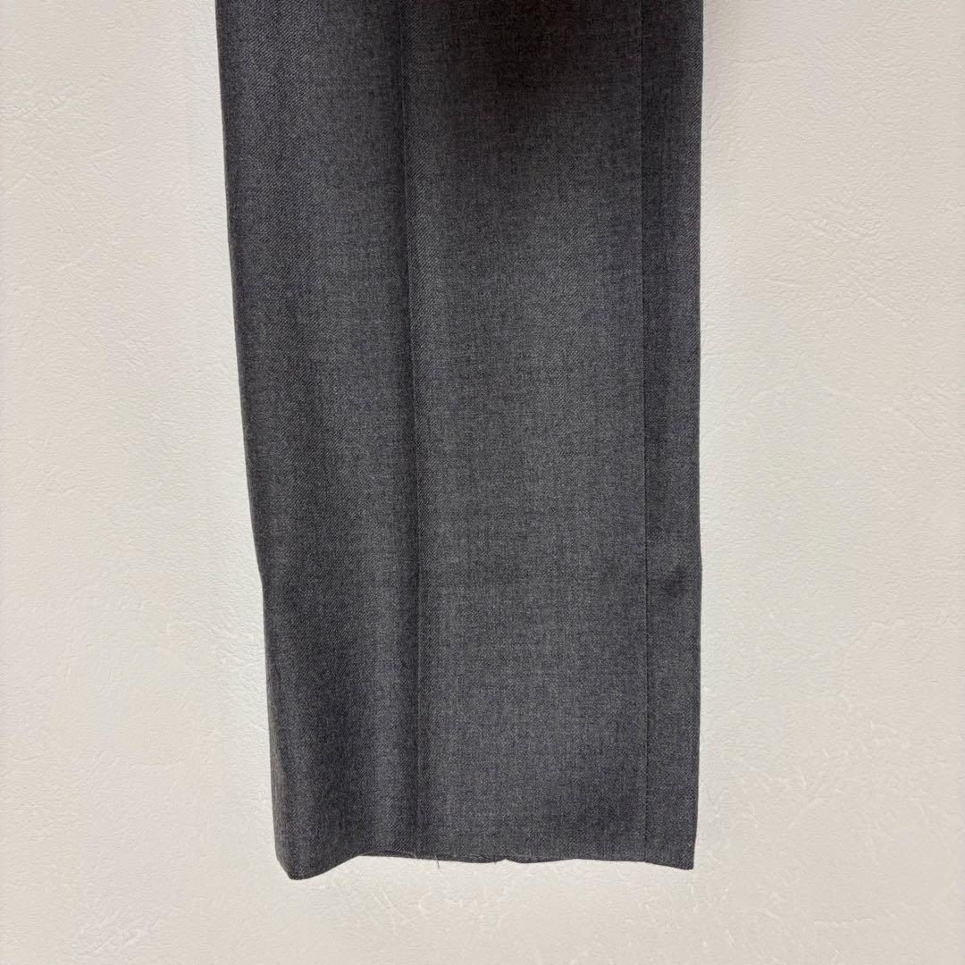 インコテックス スリムフィット ウール スラックス グレー46 SUPER100