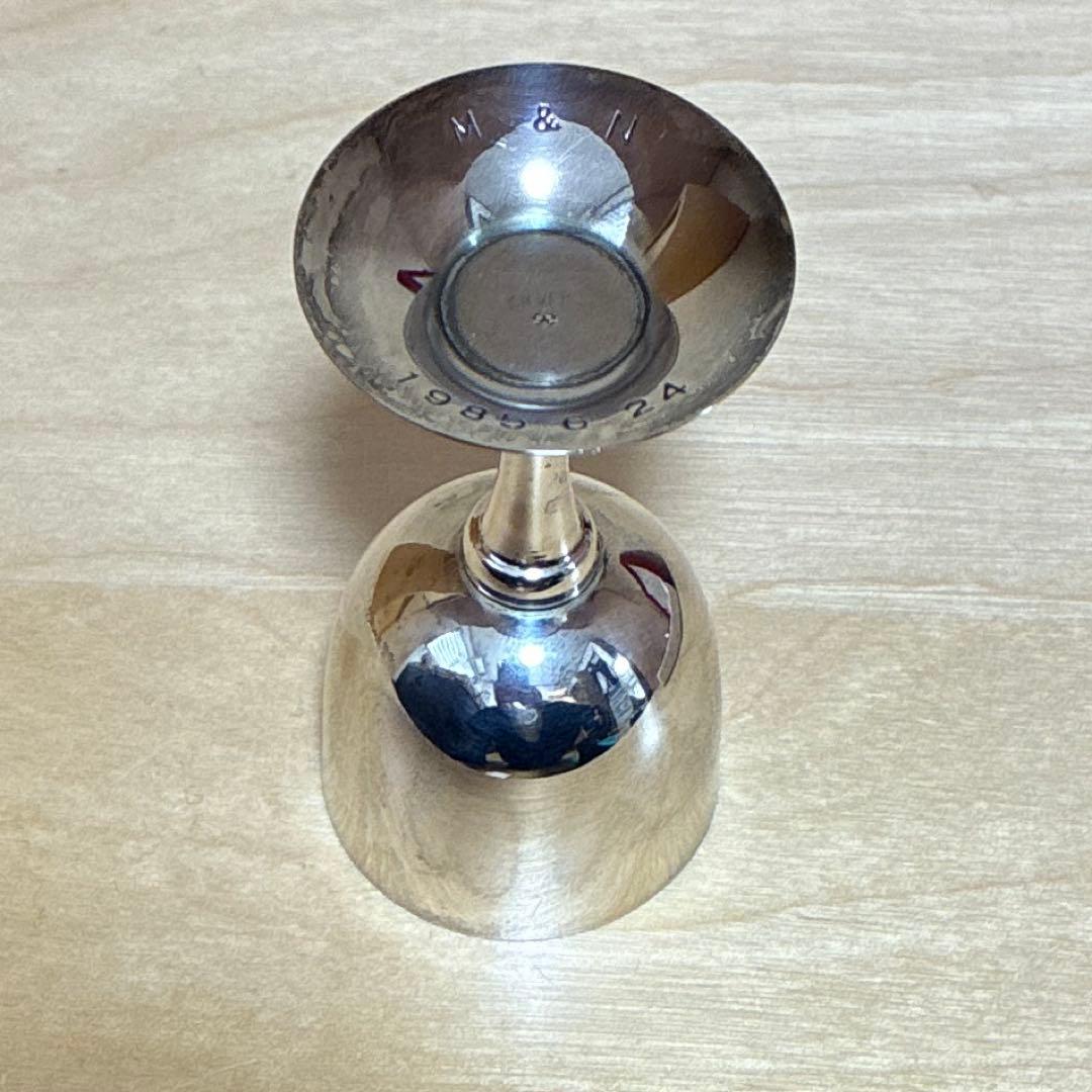 ク*コ様 松田聖子 神田正輝 結婚式 婚礼 引き出物 大淵銀器 銀杯 レア　逸品