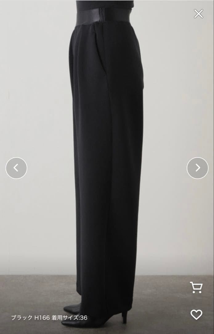 Deuxieme Classe dumblefit タックパンツ　36