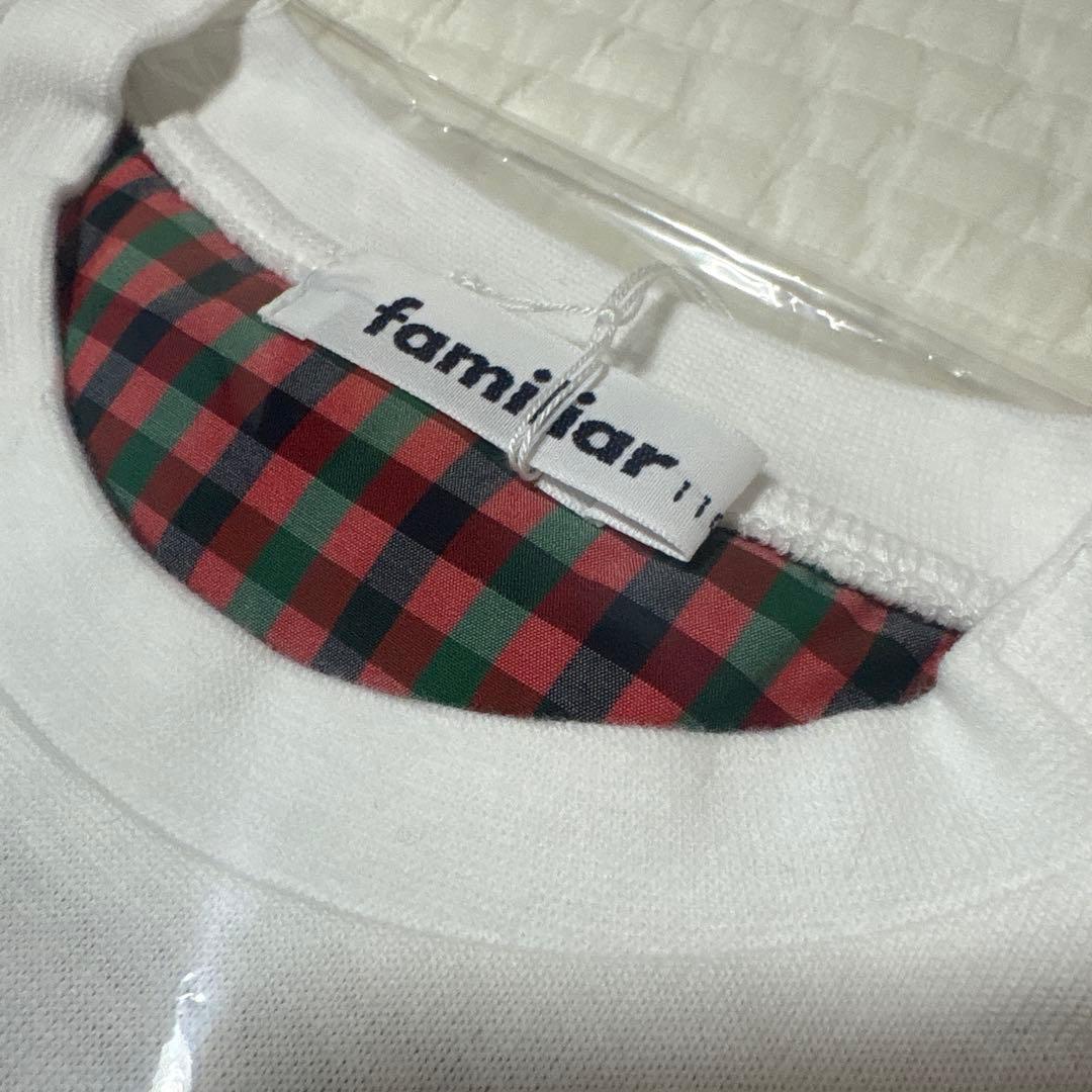 新品　完売品　familiar Tシャツ シャンブレー　110