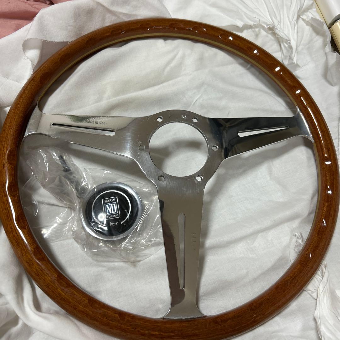 ツ*ン様 NARDI Classic VITE ウッド&シルバースポーク 当時品