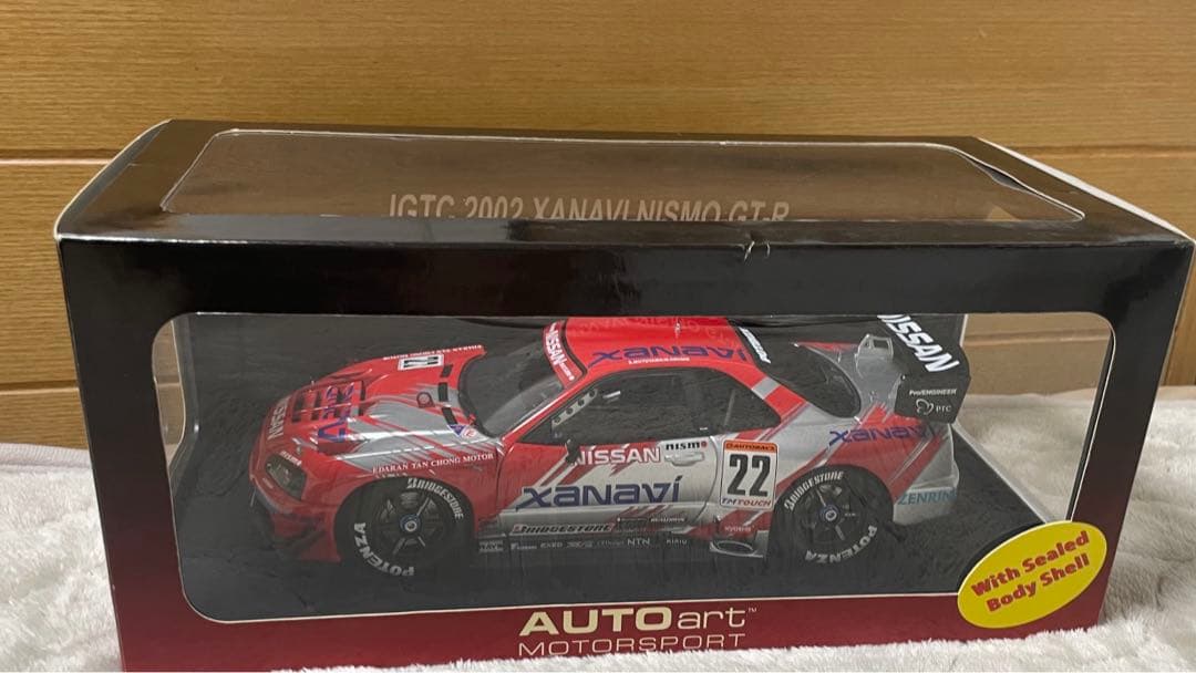 ミニカー AUTOart 1/18 JGTC 2002 Xanavi Nismo GT-R