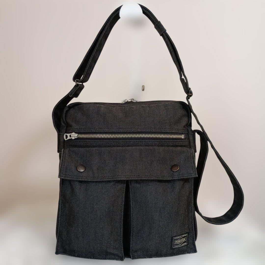 ポーター✨スモーキー　ショルダーバッグ　斜め掛け　グレー　吉田カバン