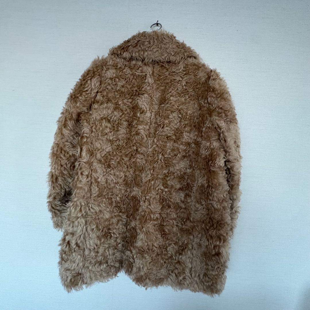 crinkle crinkle crinkleテディファーコート