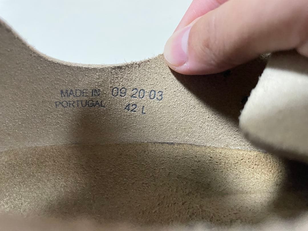 【美品】BIRKENSTOCK BOSTON スエードレザー　定価2.3万円