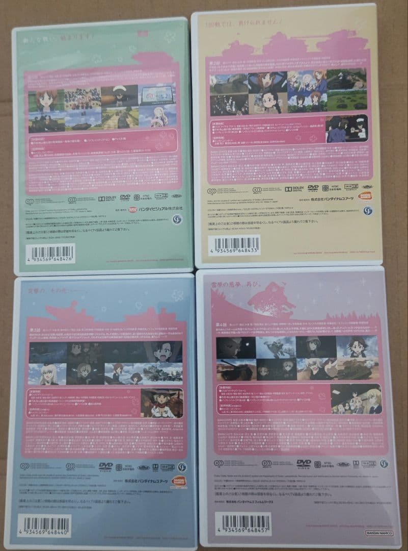 匿名配送 ガールズ＆パンツァー最終章 DVDセット 1〜4巻
