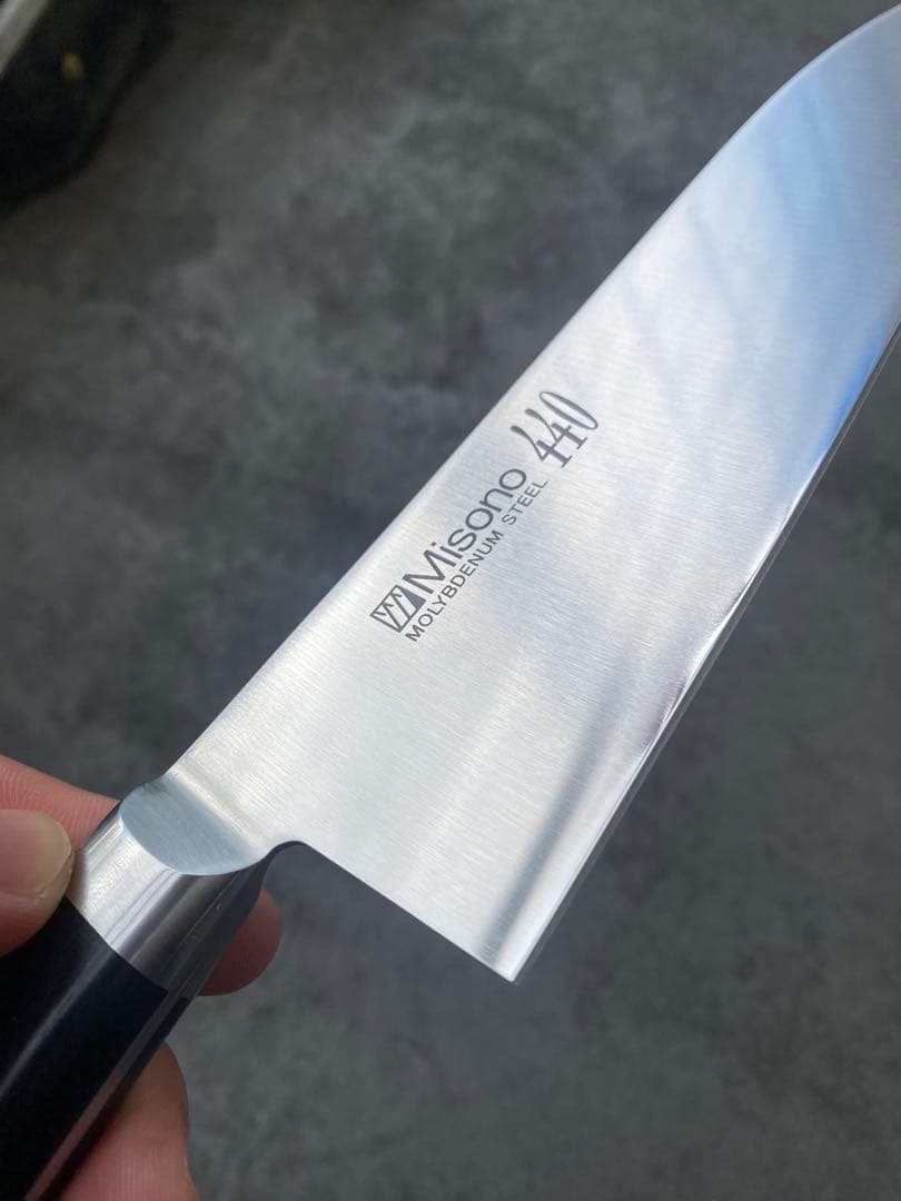 1本 ミソノMISONO 440 三徳 180mm 和包丁 180mm
