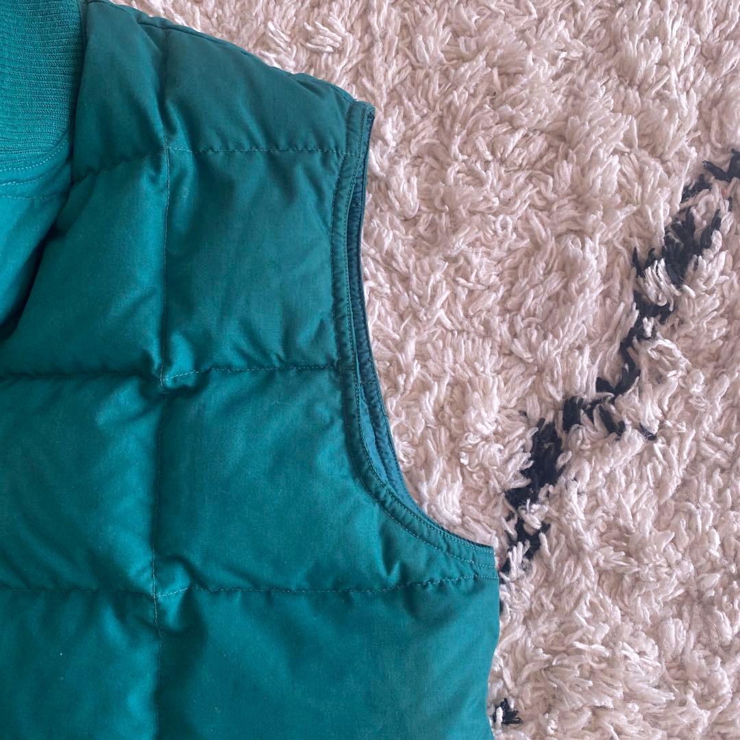 90s Eddie Bauer  downダウンベストS 黒タグ