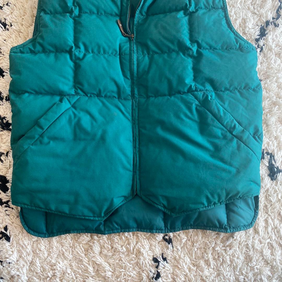 90s Eddie Bauer  downダウンベストS 黒タグ