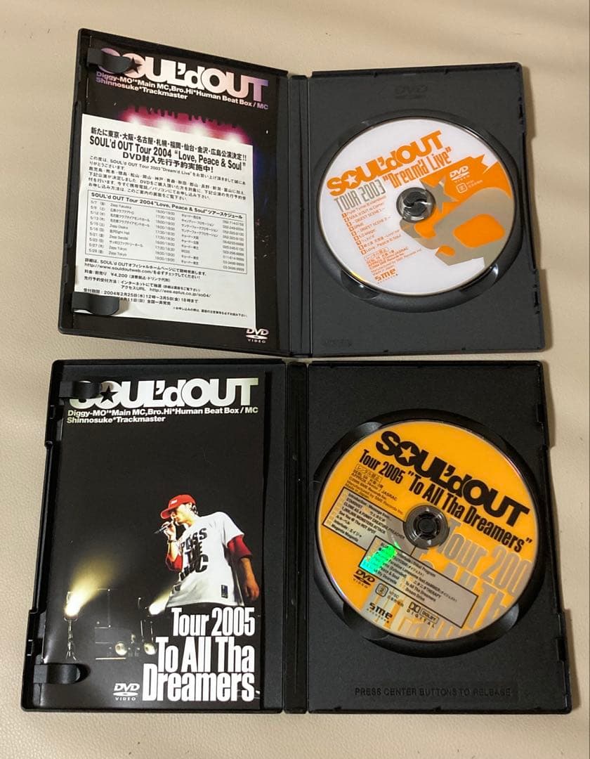 SOUL'd OUT ソウルド・アウト　DVD4枚セット 日本武道館他