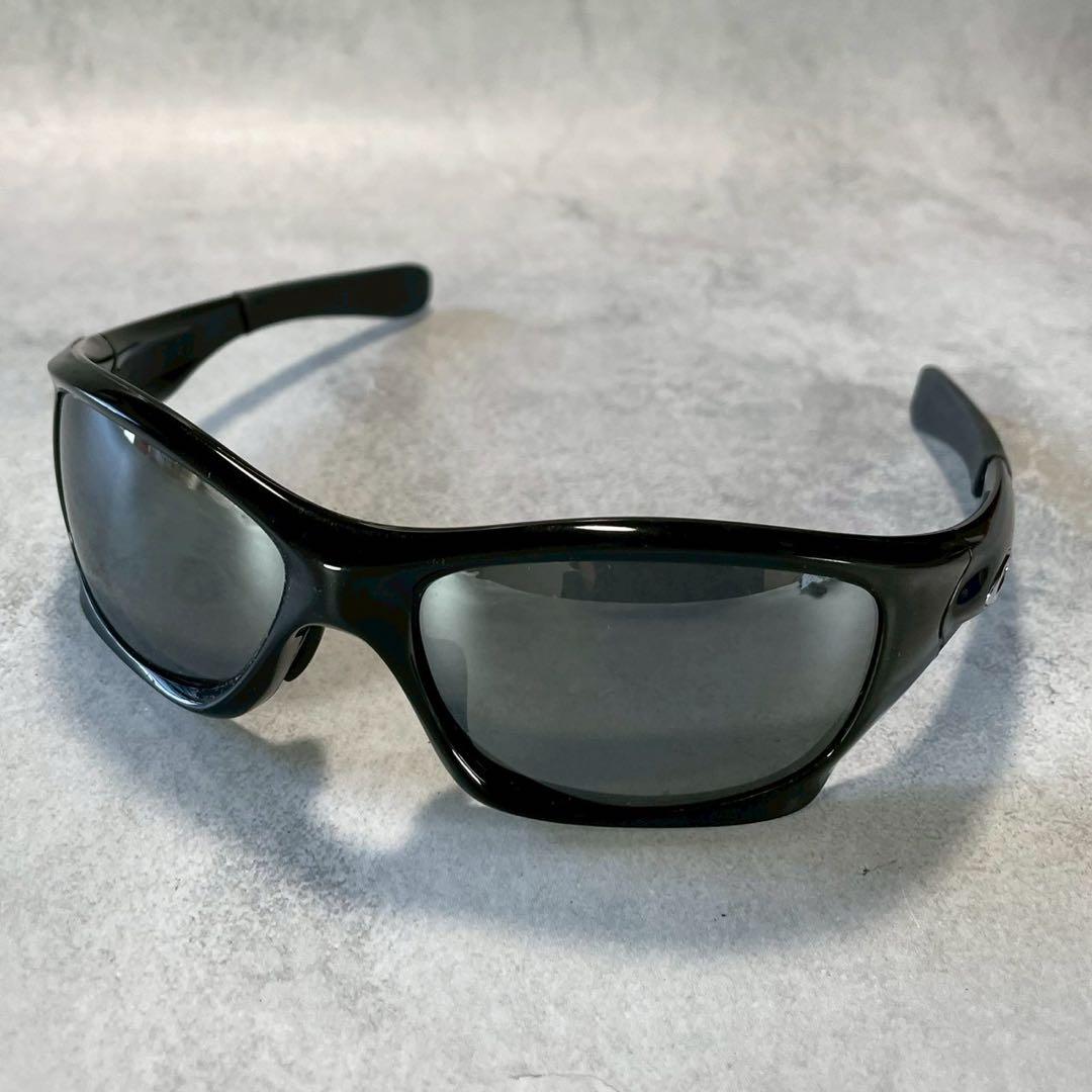 美品✨ OAKLEY PIT BULL 偏光サングラス OO9161-06 黒