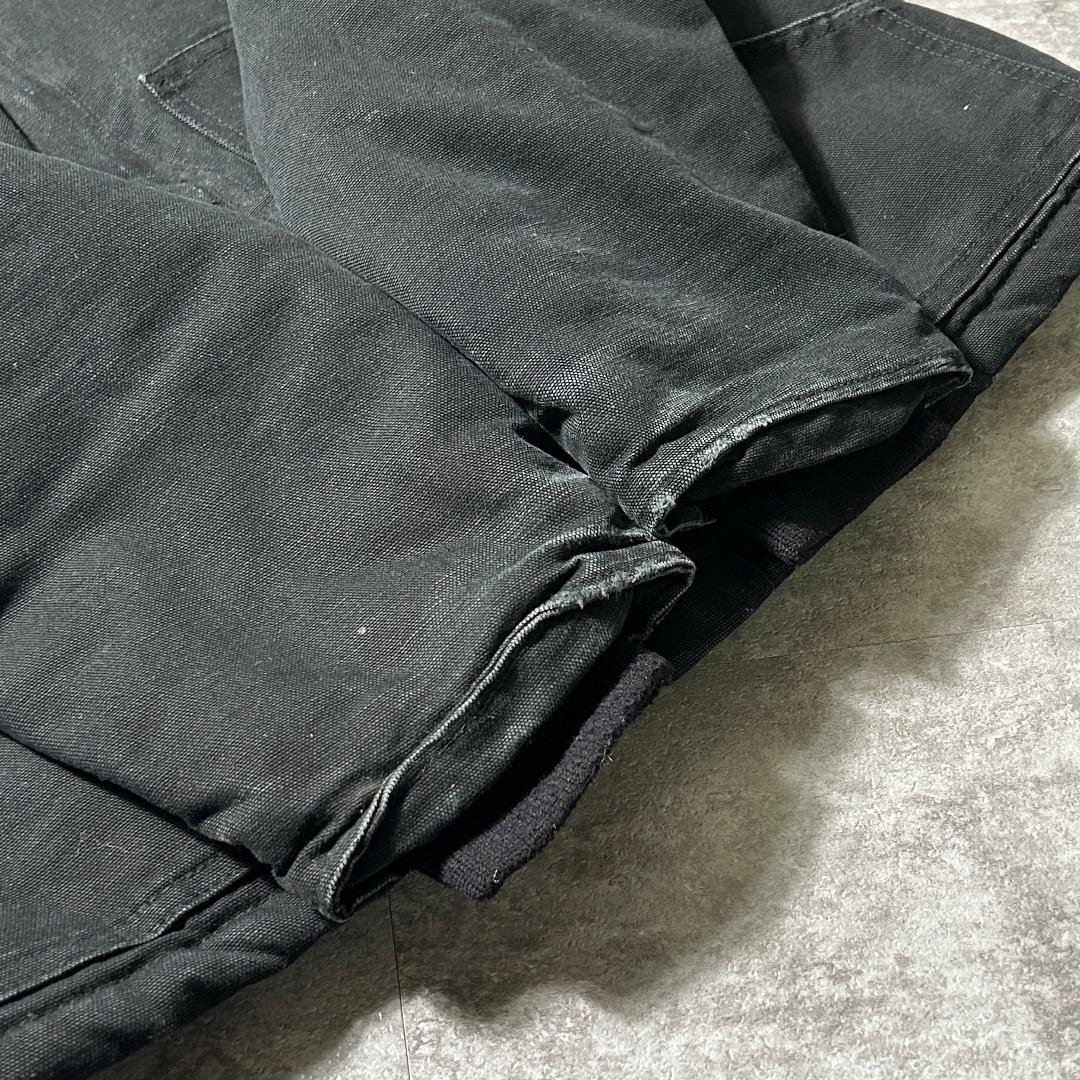 00s USA製 ブラック カーハート 短丈トラディショナル ダック