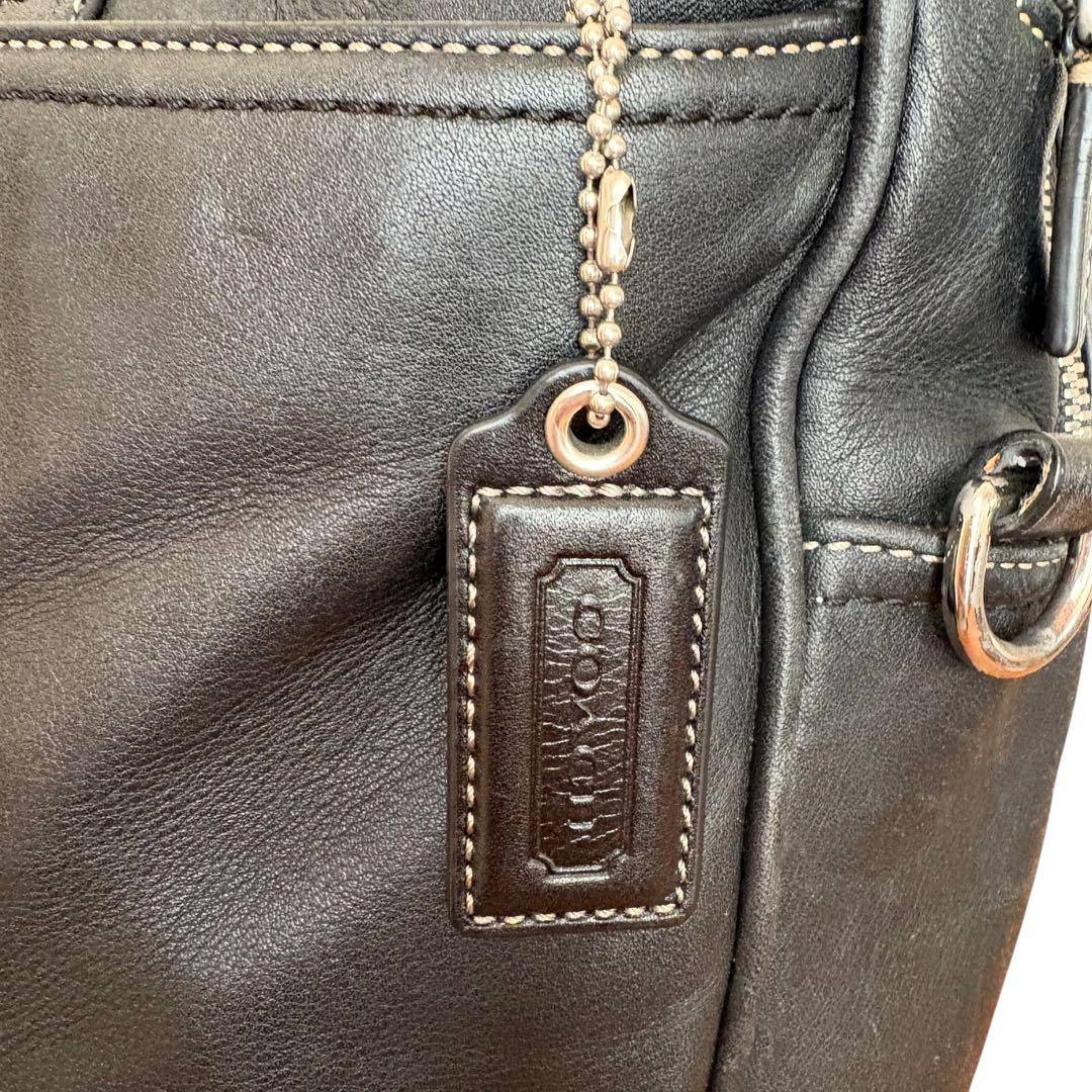 COACH レガシー オールレザー　2WAY大型　ビジネスバッグ　A4 ブラック