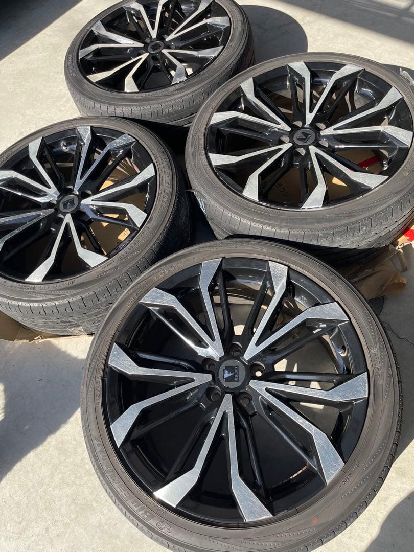 モデリスタホイール一式センターキャップ付き全てガリ傷修正済み修正跡少しあり