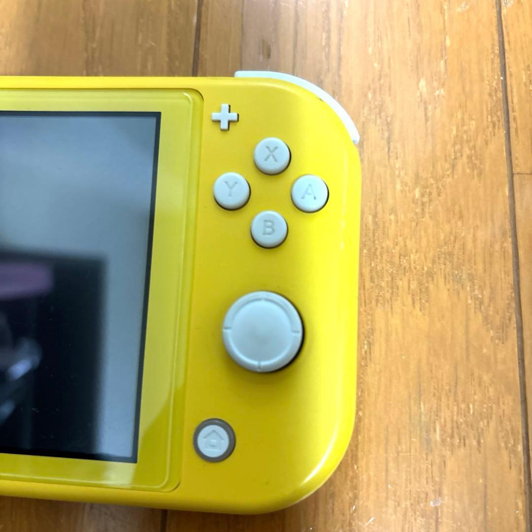 Nintendo Switch Lite イエロー　ジャンク品　ケース付き