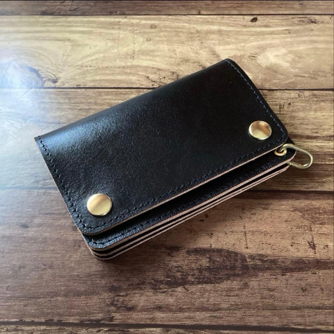 【なー！！断捨離中！】ミドルトラッカーウォレット【お札を折らずに収納】