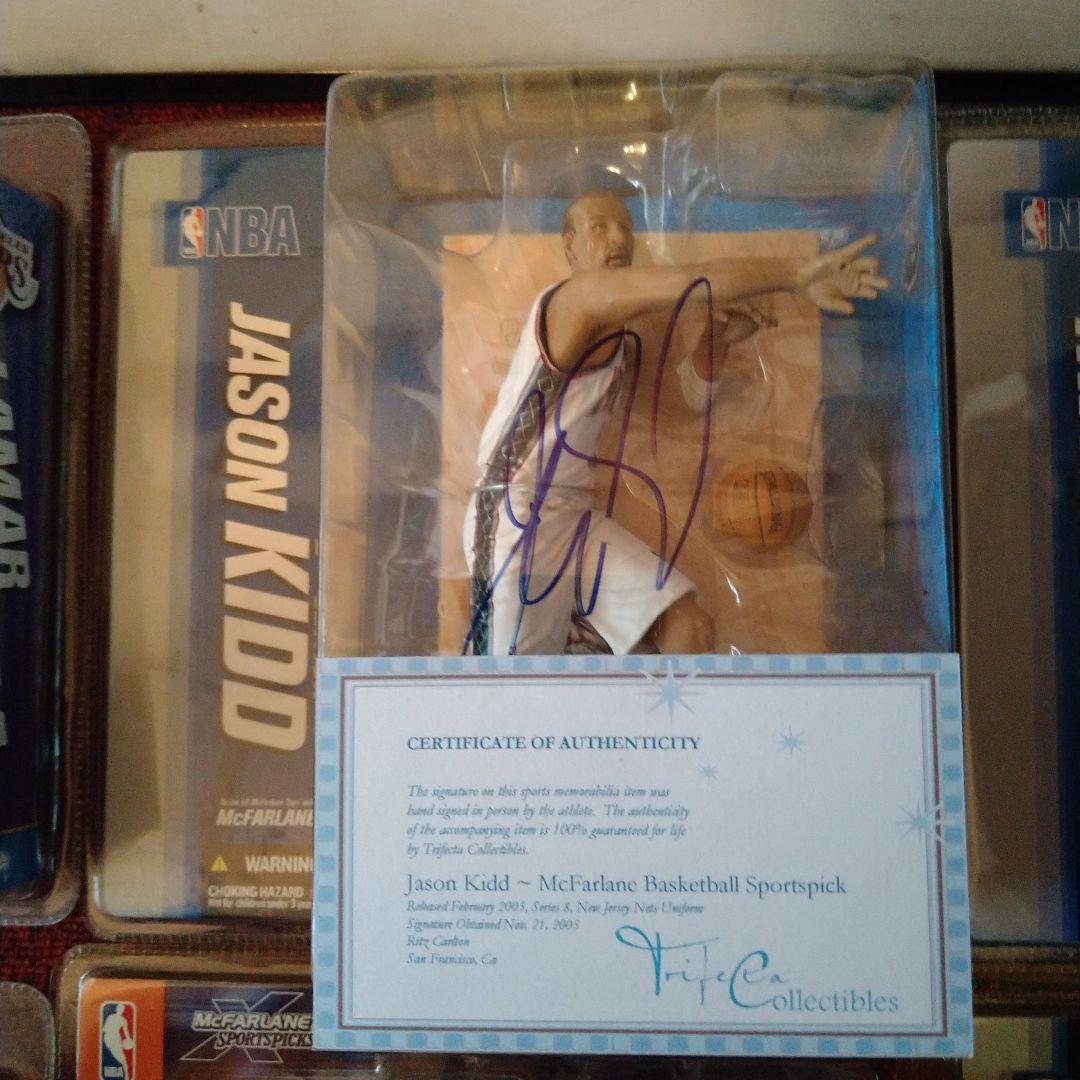 NBA マクファーレン　開封済み　サイン入　証明書　ジェイソン　キッド