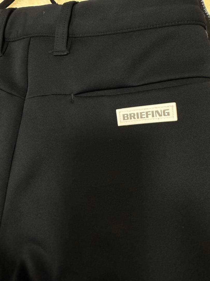 BRIEFING ブラックパンツ s サイドポケット付き