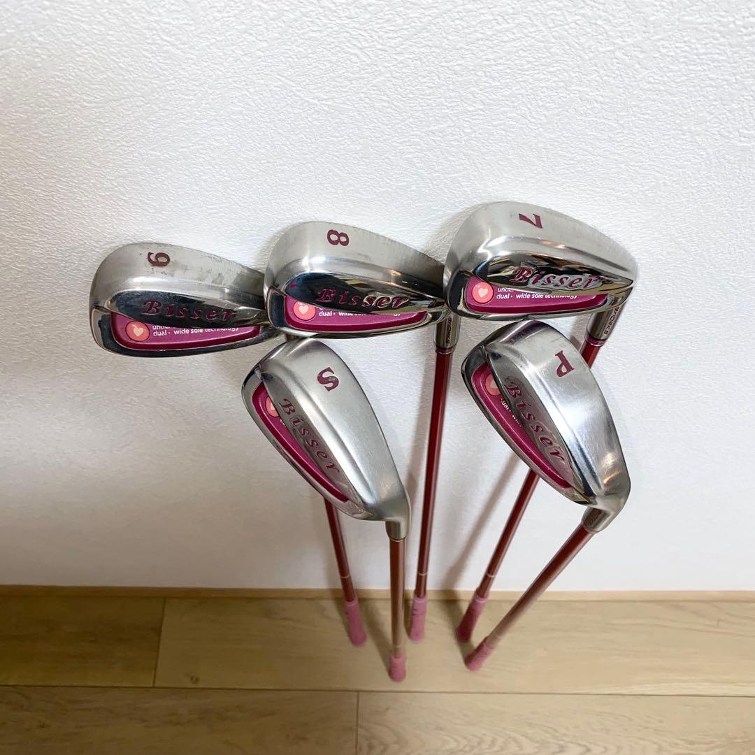 Bisserレディース用ゴルフクラブ フルセット☆初心者 女性右利き用 バッグ付