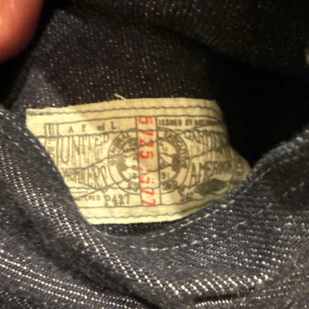 Pherrow's 未使用品チェンジボタンデニムカバーオールサイズ 40