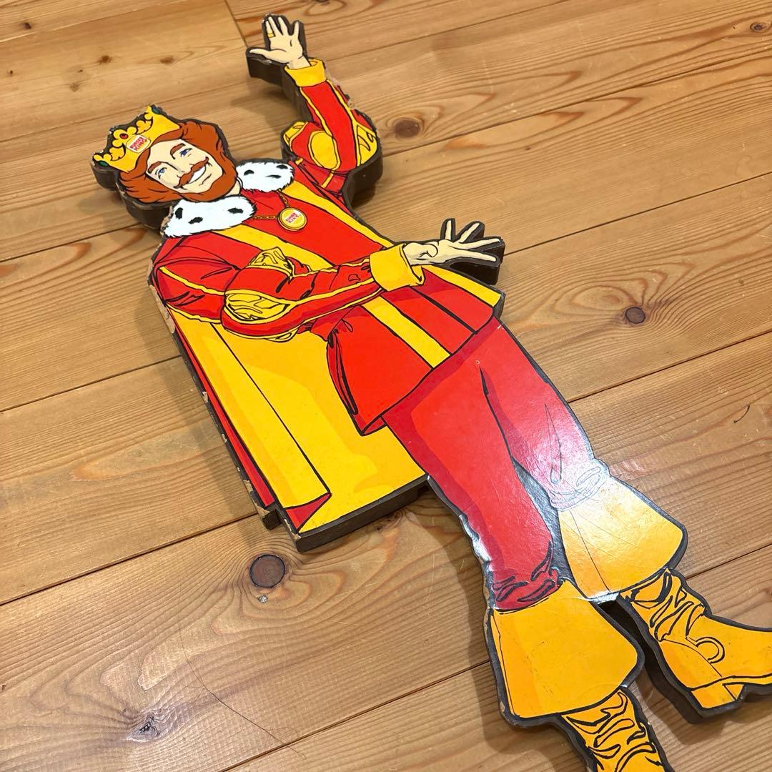70年代　バーガーキング　ストアディスプレイ　サイン　アメトイ　店舗用
