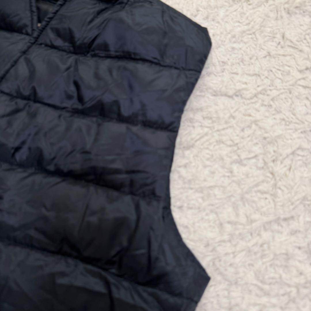 希少サイズ　美品　ヘルノ　ダウンベスト　ライトダウン　ジレ　ネイビー　44サイズ