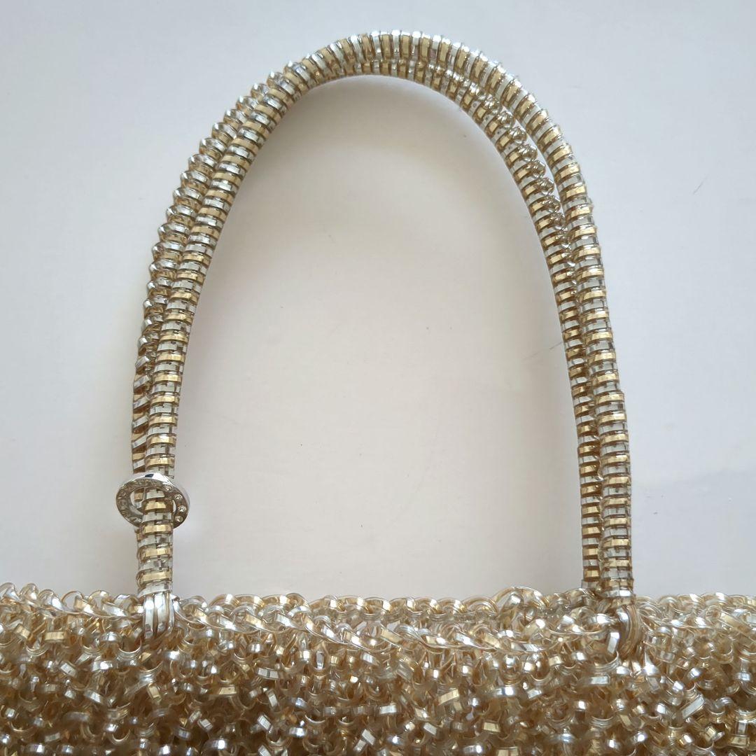 ANTEPRIMA (アンテプリマ) ワイヤーバッグ　シャンパンゴールド