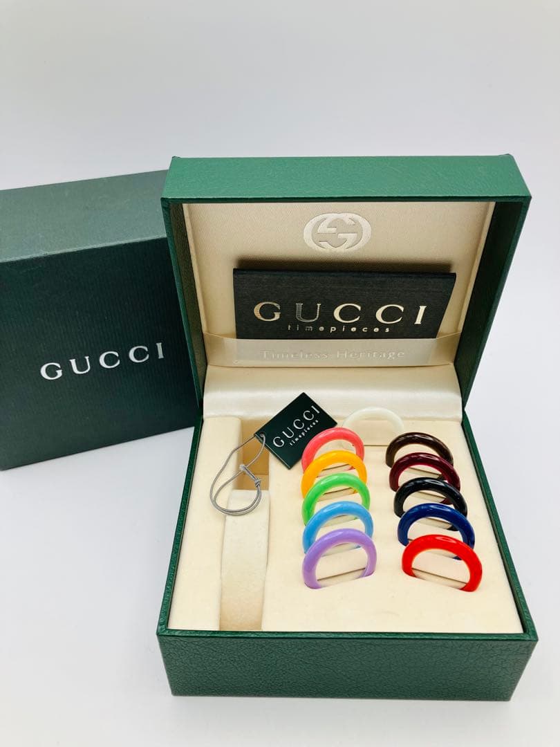 美品　GUCCI チェンジベゼル 11個と箱