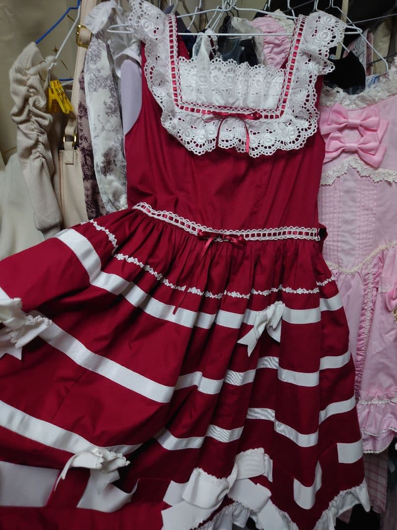 Fallin’ Ribbonジャンパースカート BABY