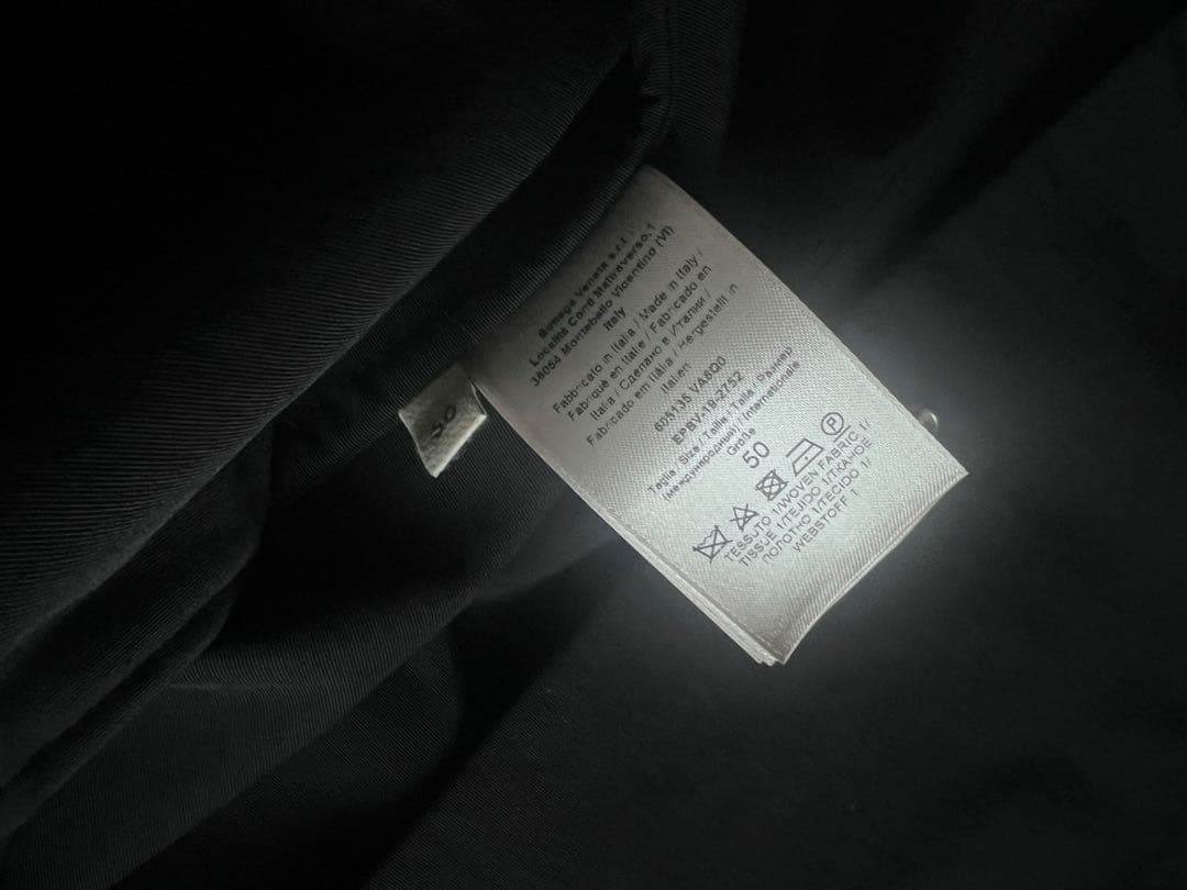 【こんぺいとう 】Bottega Veneta ブラック ナイロンブルゾン