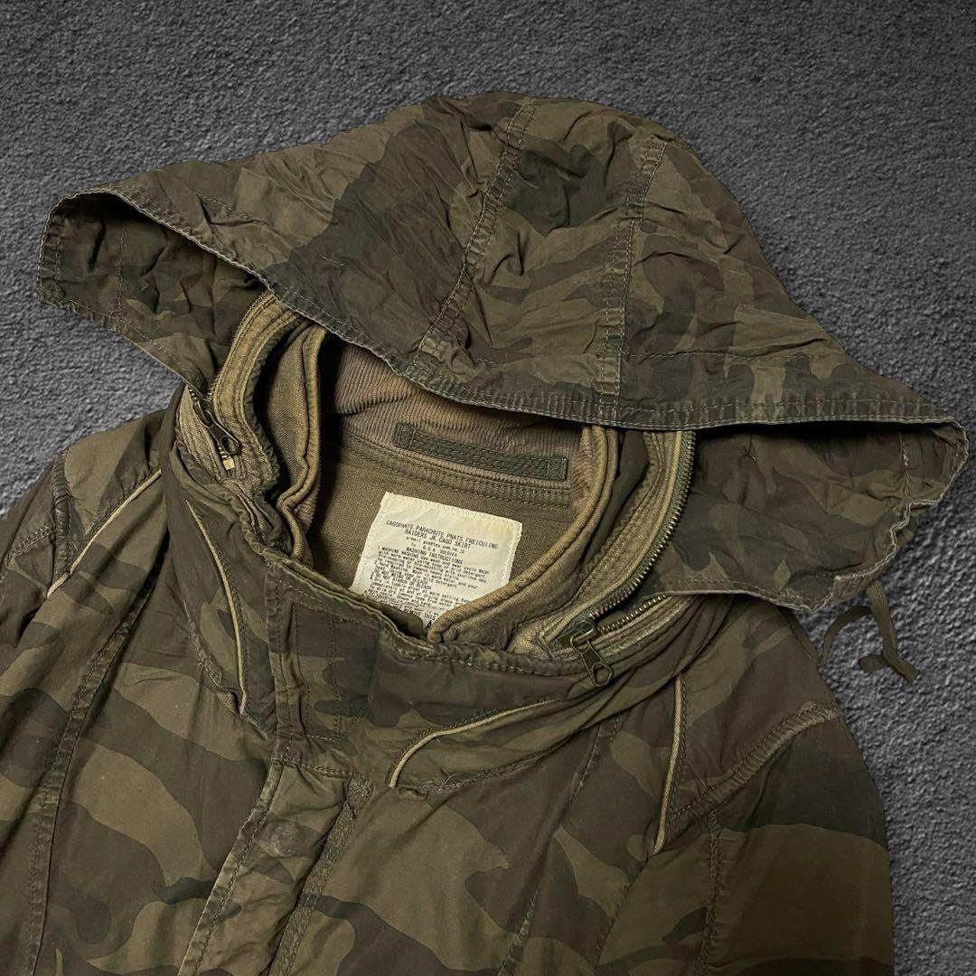 ジャケット・アウター goa camouflage big hooded bono jacket