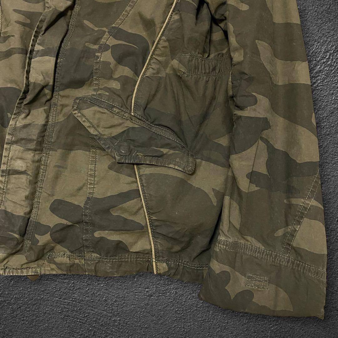 ジャケット・アウター goa camouflage big hooded bono jacket