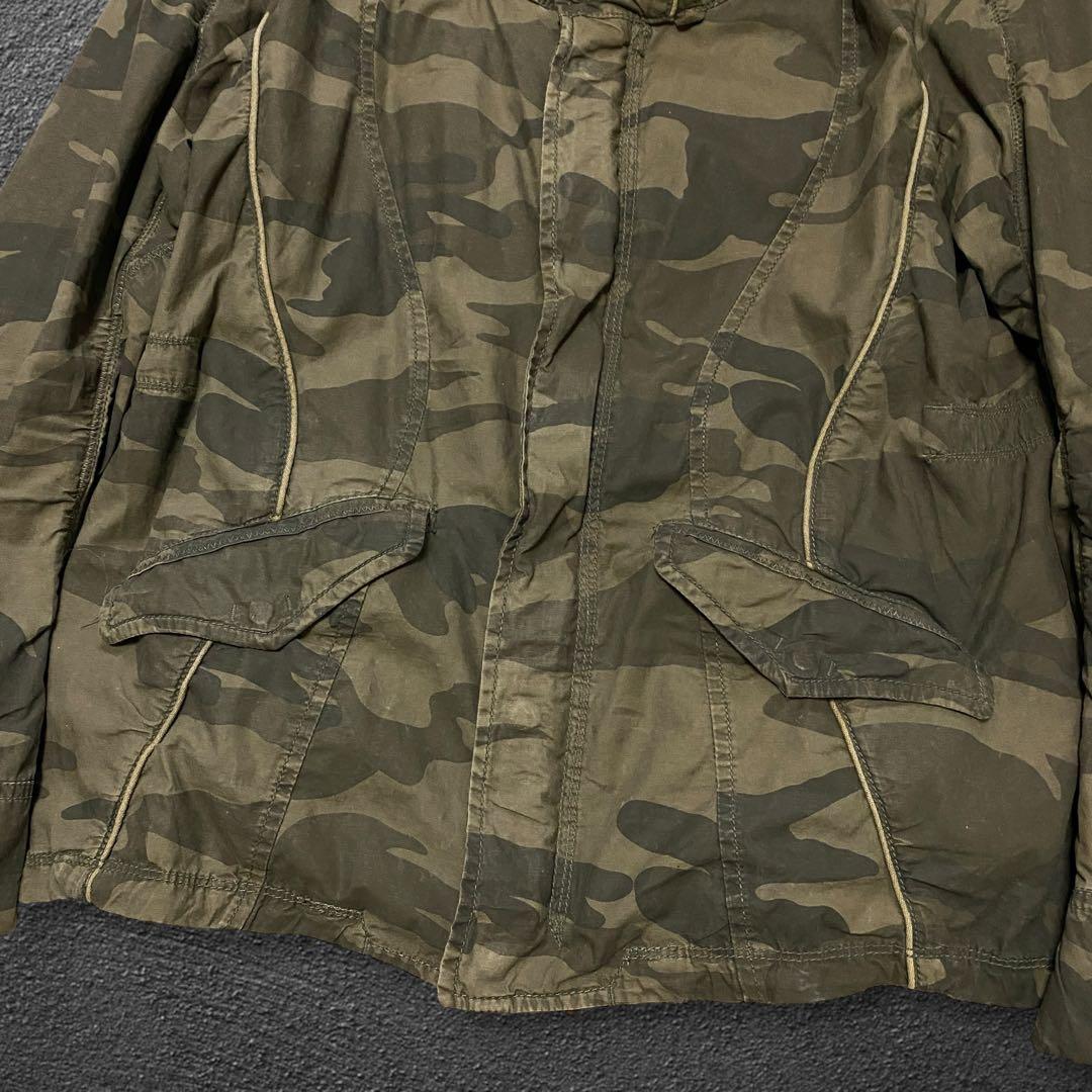 ジャケット・アウター goa camouflage big hooded bono jacket
