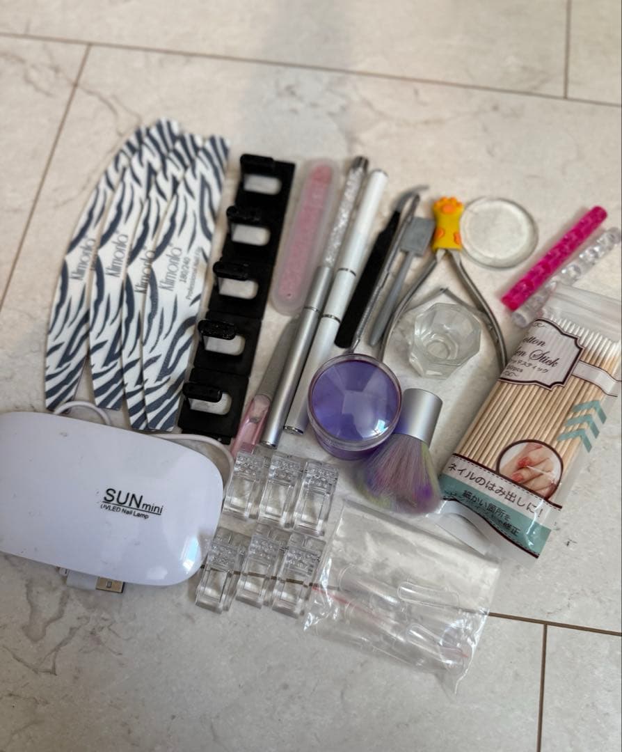 【美品】ネイルアートセット UVライト付き