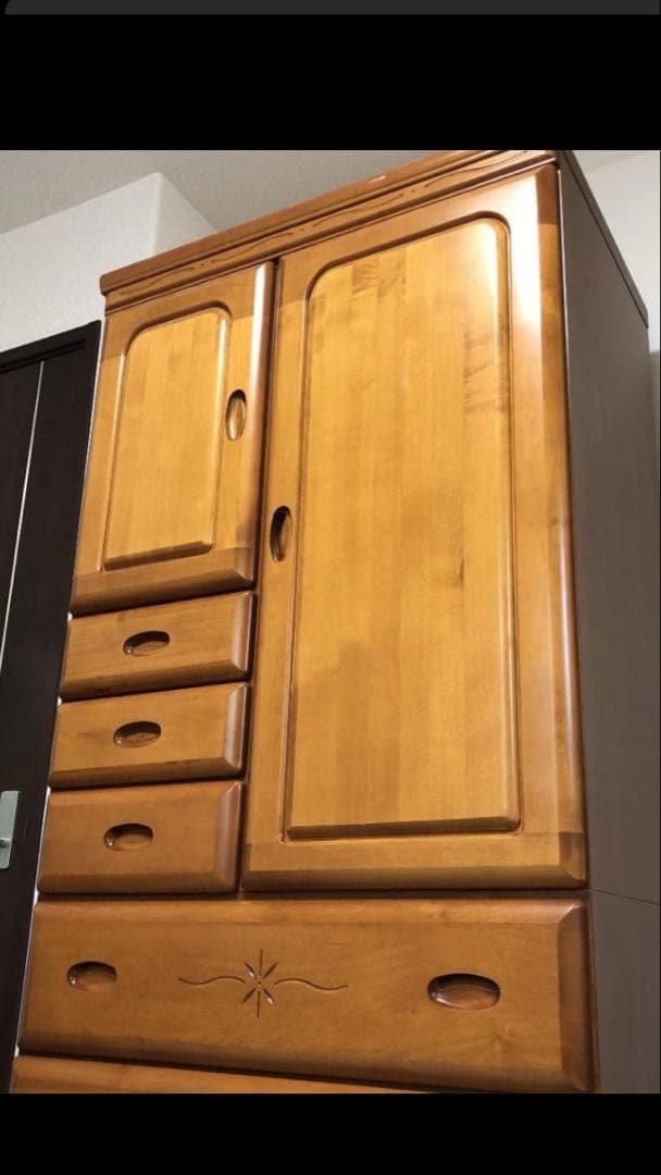 『Yoshi』タンス　ベビーダンス　ハニーベル　光家具　上下段セットの下段