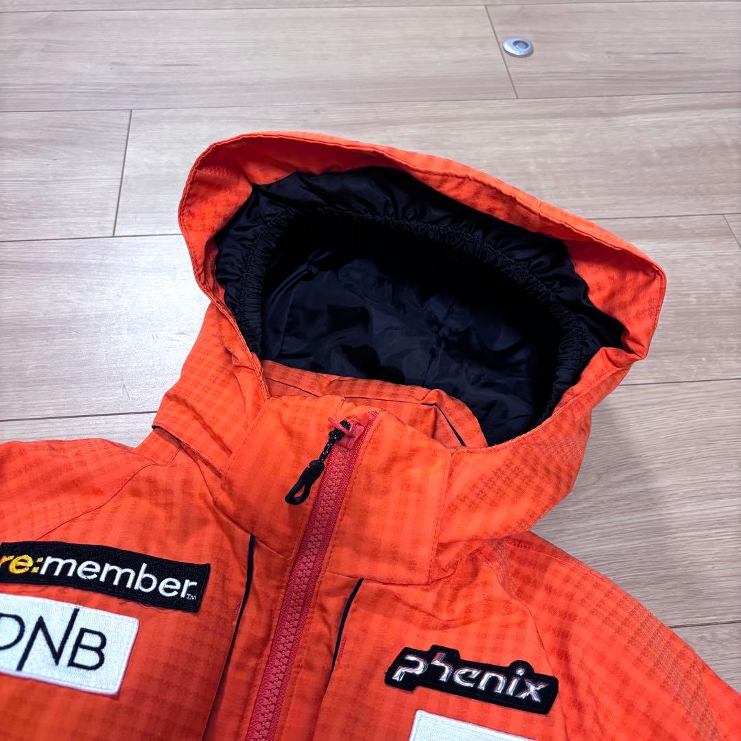【極美品】フェニックス スキーウェア　ノルウェー キッズ　120 オレンジ　紺