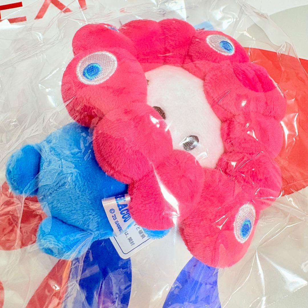 サンリオ　ポチャッコ　ミャクミャクなりきりマスコットキーホルダー　カラビナ付