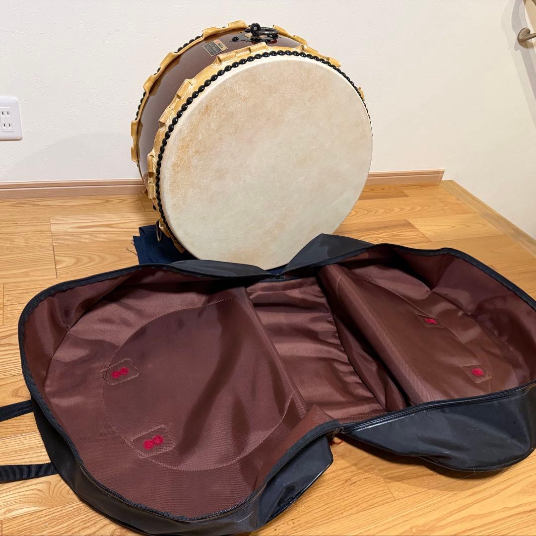 [たつ]平太鼓（川田太鼓）ケースつき（浅野太鼓製）