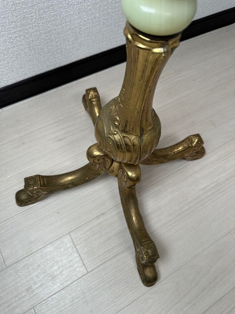 展示品 イタリア 大理石 オニキス ポールハンガー コートハンガー ※i1※