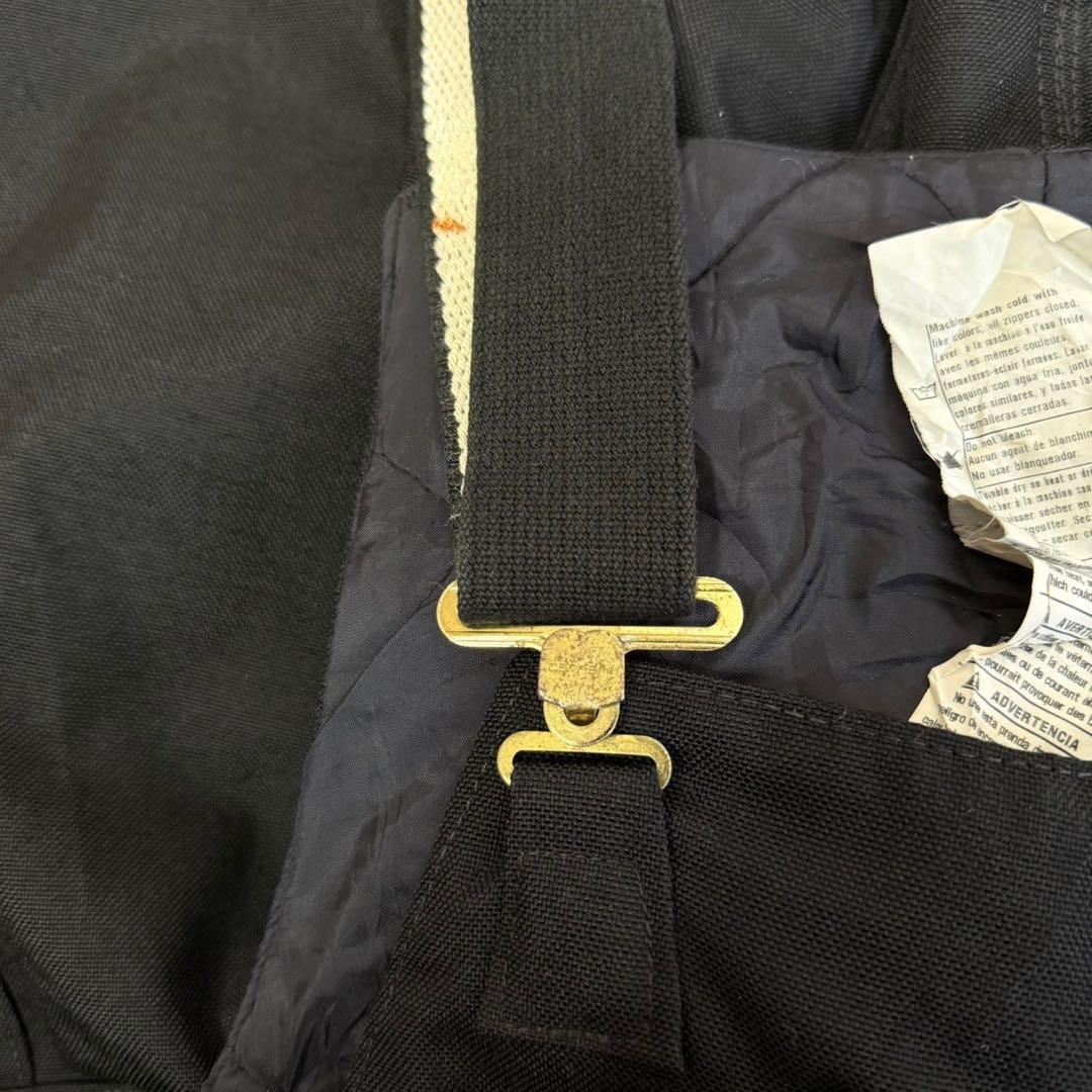 Carhartt カーハート 中綿 つなぎ ビブオーバーオール ブラック S51