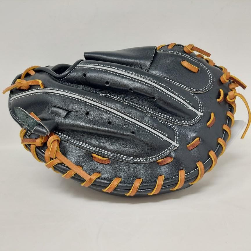 ハイゴールド 軟式キャッチャーミット 左投げ OKG-210M ブラック