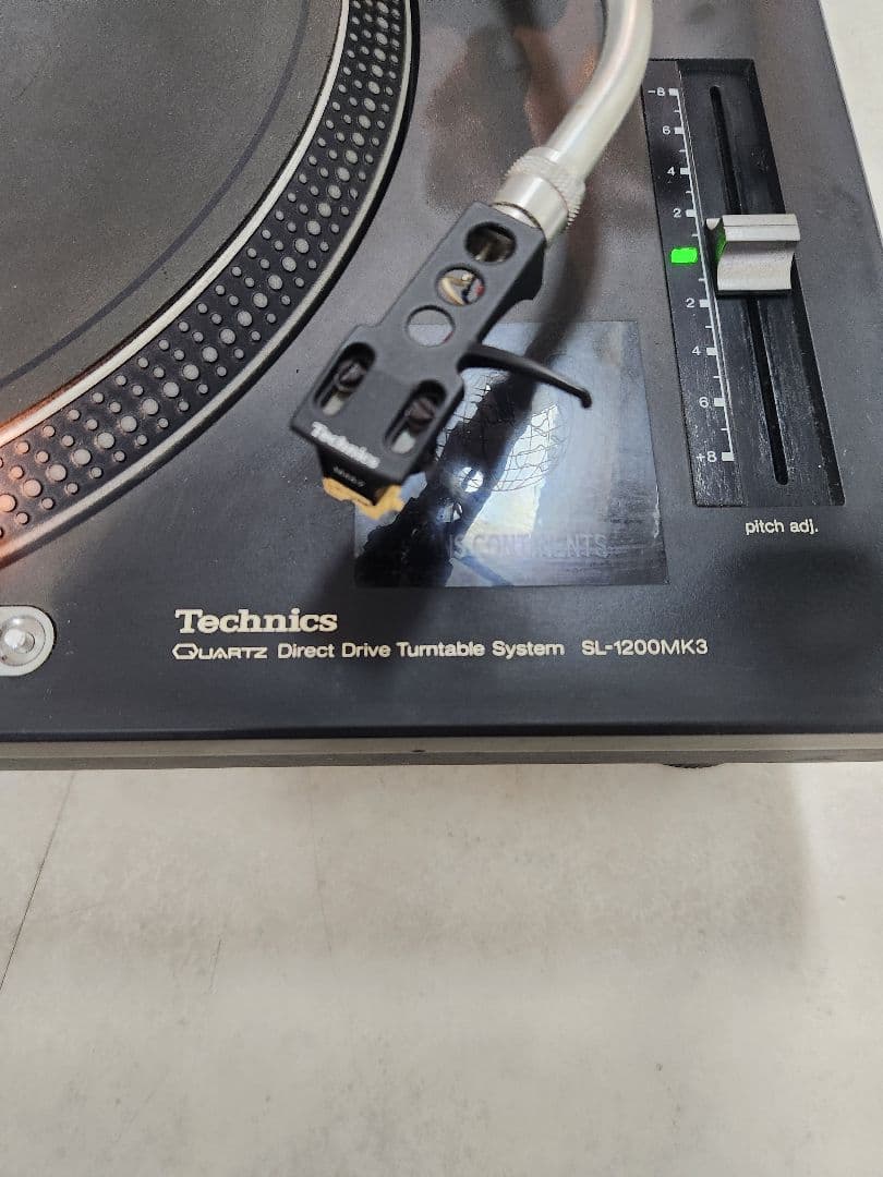 カートリッジ付Technics SL-1200MK3 ターンテーブル