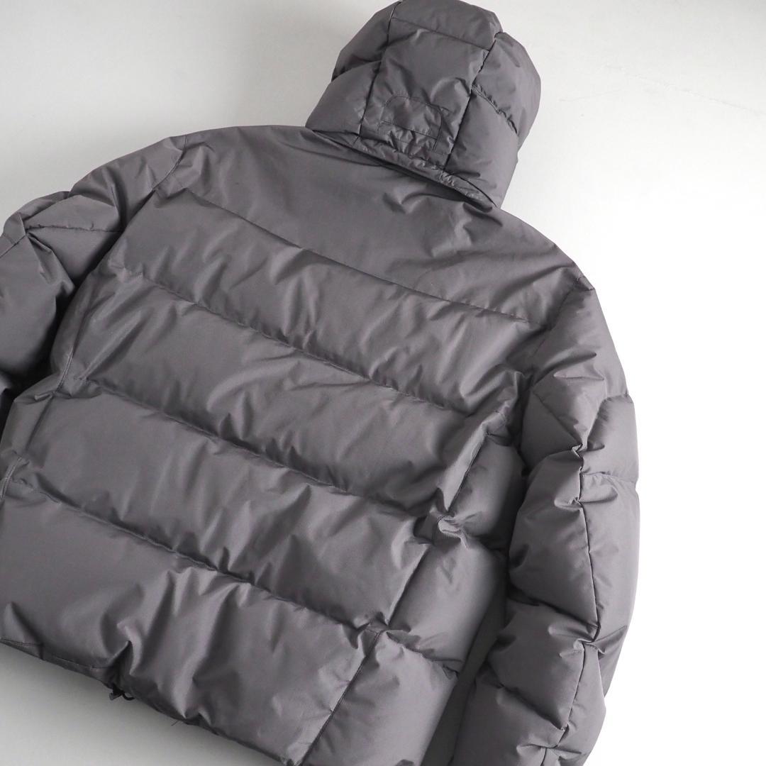 ラルフローレン　ダウンジャケット　フーデッド　グレー　肉厚　グレー　美品