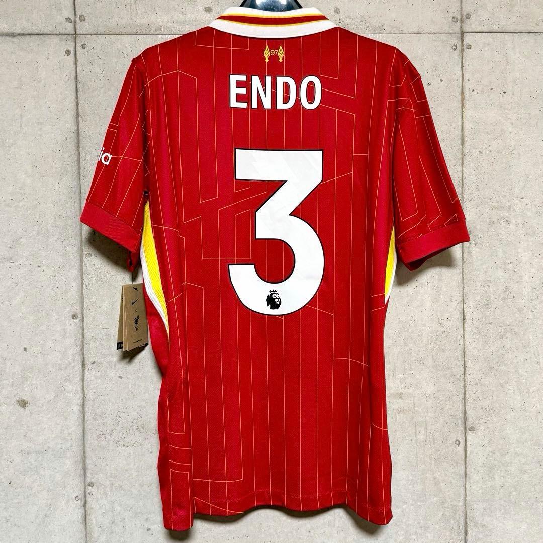 【新品/タグ付き】24/25 リヴァプールFC ♯3 遠藤航【Mサイズ】ホーム