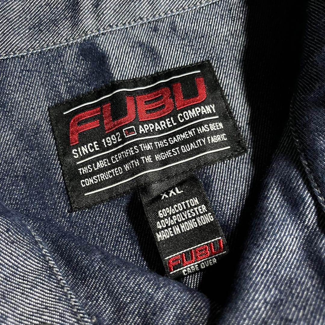 ☆レア☆ fubu 90s デニム オーバーオール 光沢 B系 ジャケット